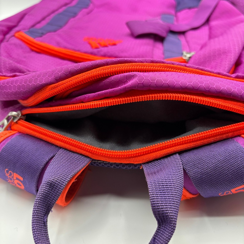 Adidas LoadSpring Backpack Pink Purple Orange 0127947 Honeycomb Ripstop Bag - Picture 9 of 15